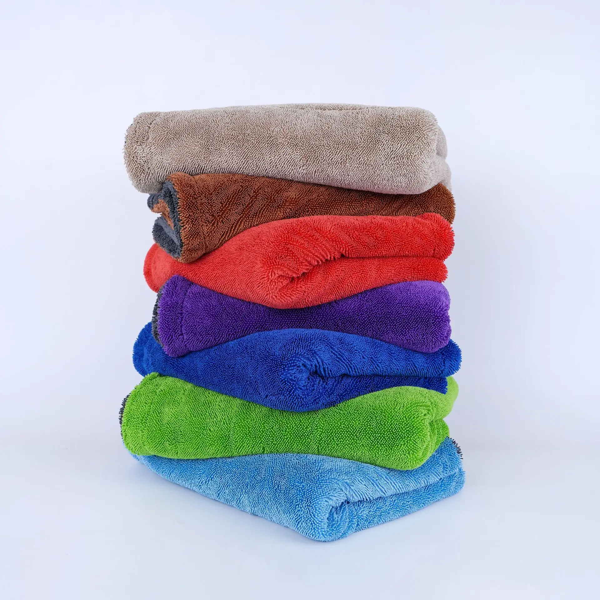 Customized cross-border hair delivery, double-sided braids, water towel twisted, strong water absorption, no hair loss, car wash