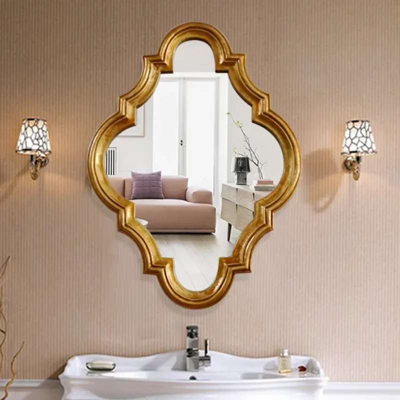 Art Deco Unique Resin Royal Home Decoration Wall Mirror