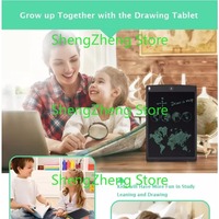 12 Inch LCD Update Multi Function Writing Tablet 3 in 1 Mouse Pad Ruler Drawing Doodle Board Handwriting Pads