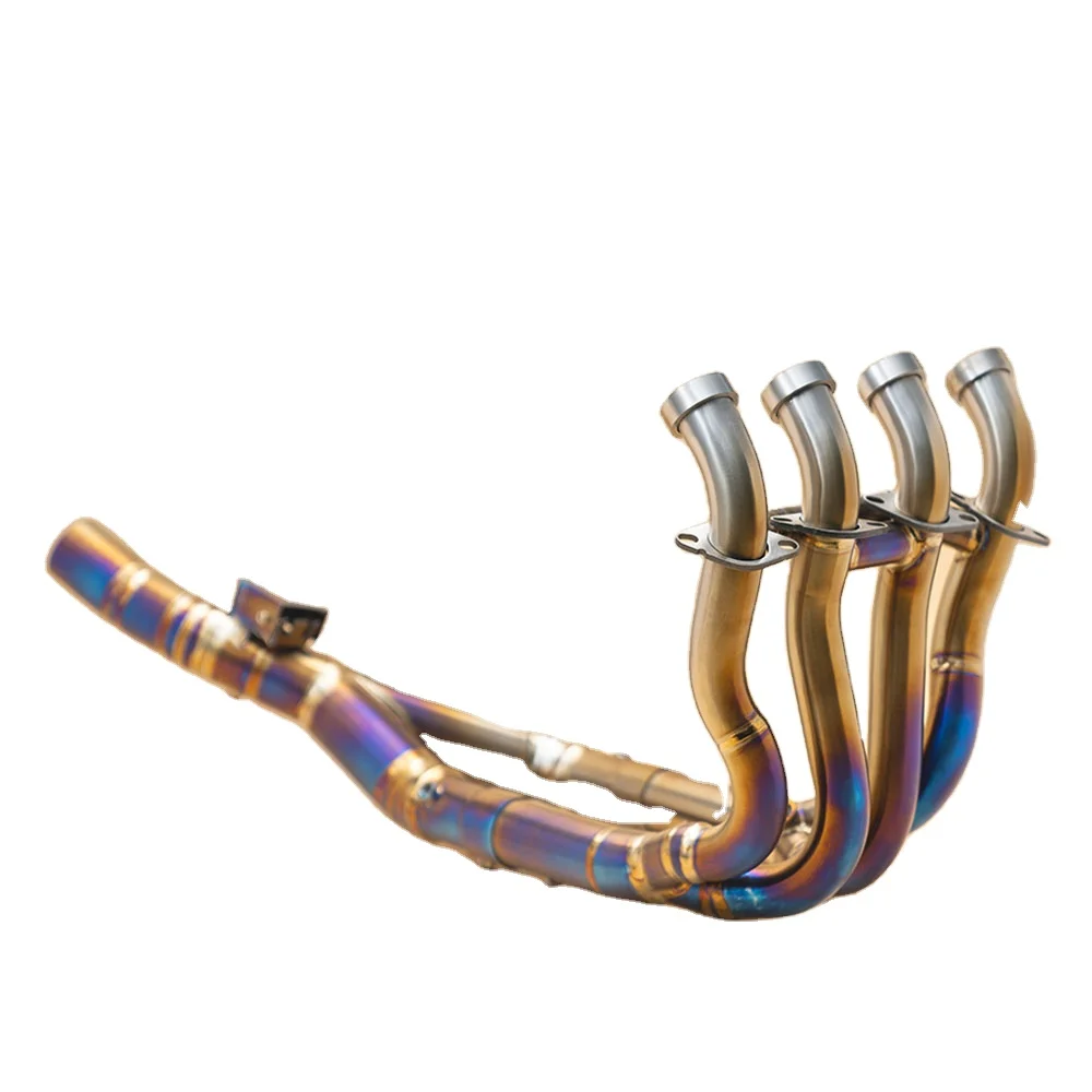 Durable Titanium Exhaust System With Valve High Performance Motorbike Accessory