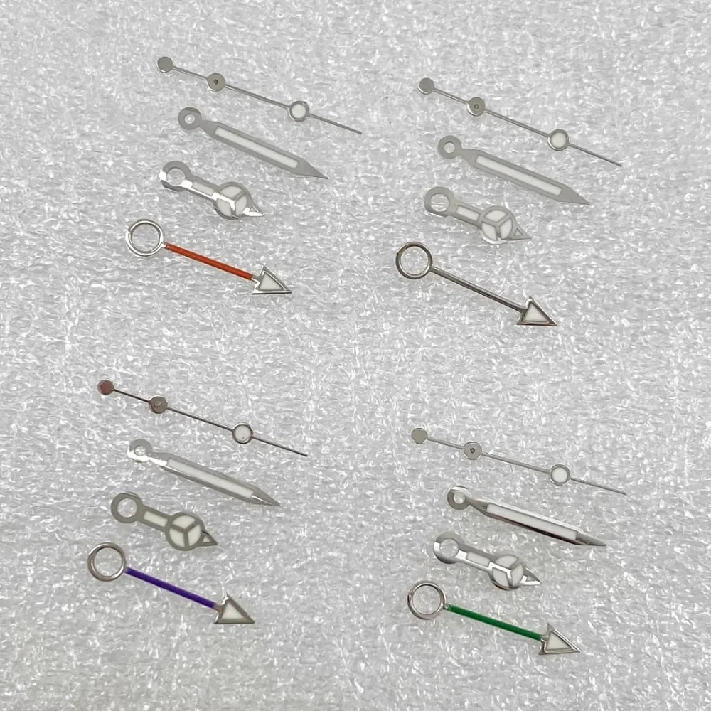 NH34 Watch Hands with BGW9 Luminous  Diving Watch Hands 4-pin Watch Accessories GMT Hands NH35 Needle