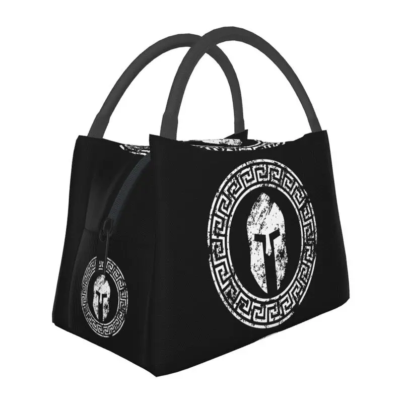 

Изготовленная на заказ сумка для обеда Sparta Warrior Spartan Skull, женские термохолодильники, изолированные ланч-боксы для офисных путешествий