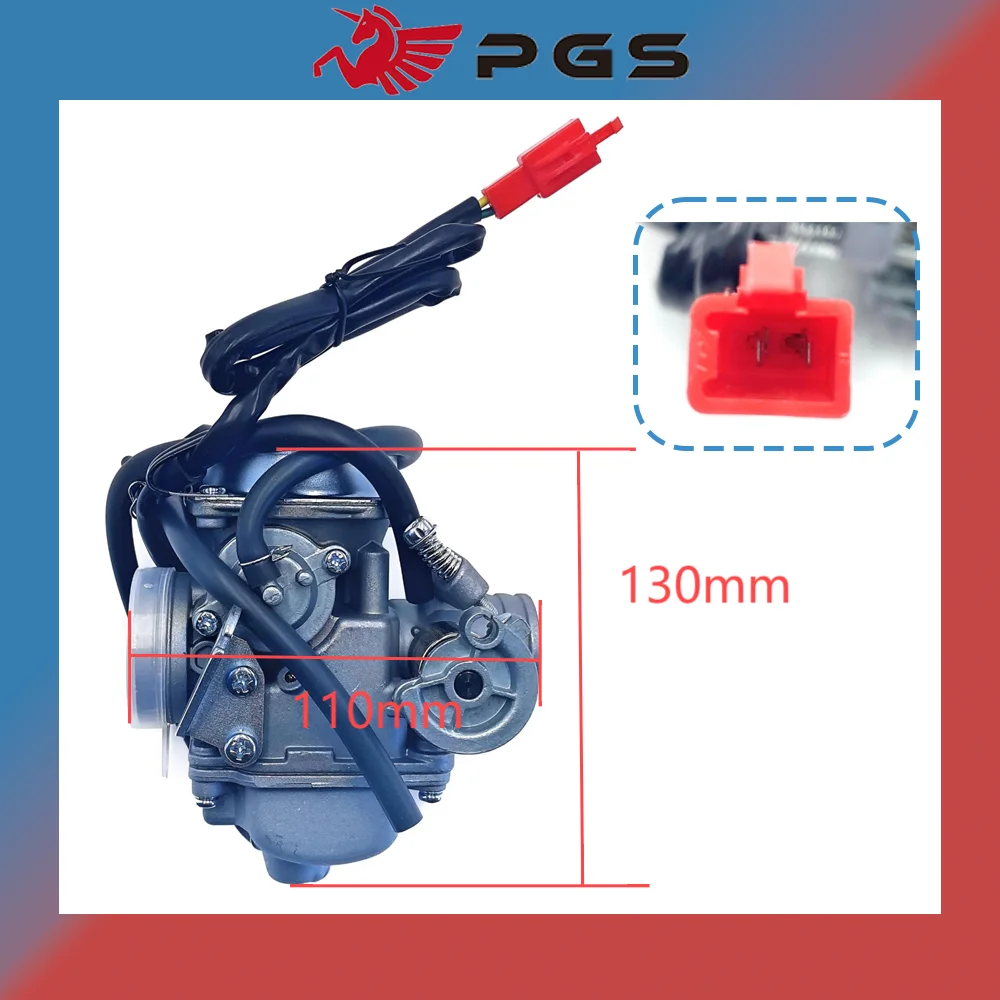 PGS 24mm Motorcycles PD24J Carburetor Choke For Honda GY6 125cc 150cc Scooter ATV 4 stroke