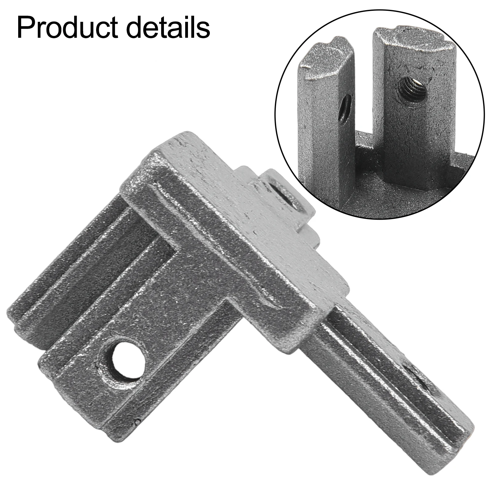 

Internal Joint Angle Connector Connector Joint Internal Internal Connector Joint Profile 90 Degree Aluminum Useful Brand New