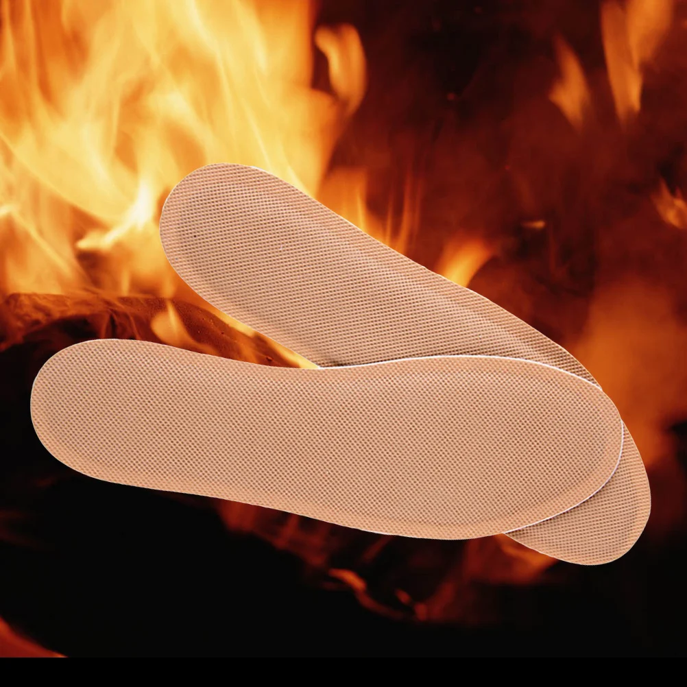 2 Pairs of Spontaneous Heat Insoles Self-Heating Insoles Winter Warm Shoe Inserts for Feet Size 40-43