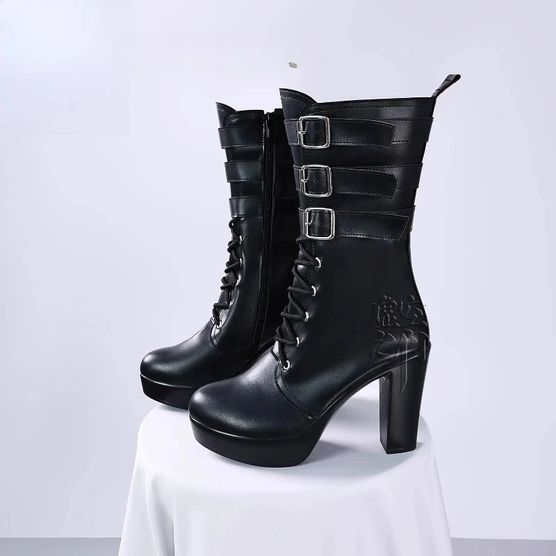 Anime Cosplay Shoes Ukinami Yuzuha Zenless Zone Zero Boots Halloween Party Costume Accessories Custom Made