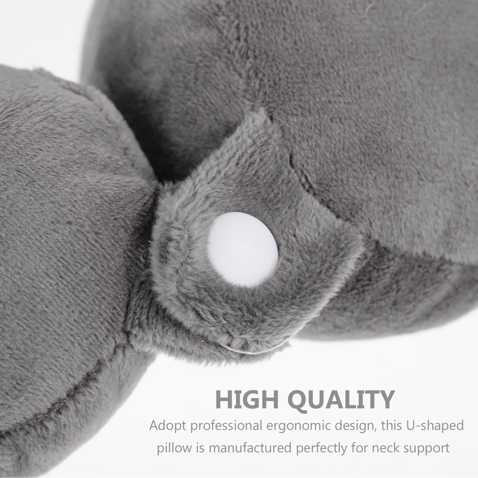 

1Pcs U Shaped Travel Pillow Soft Neck Support Cushion Relieves Fatigue Cervical Spine Pain Ideal for Nap on Plane Car Train