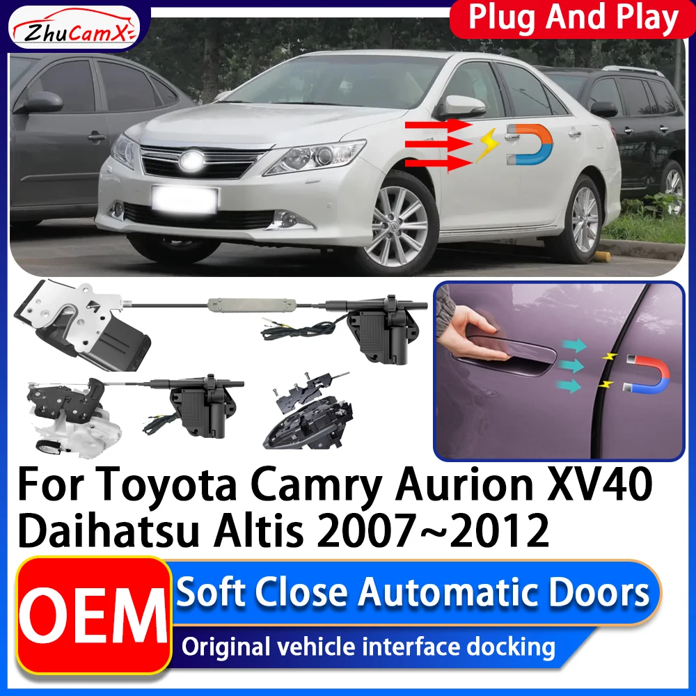 

Electric Suction Power Soft Close Car Door Automatic Door Closing System For Toyota Camry Aurion XV40 Daihatsu Altis 2007~2012