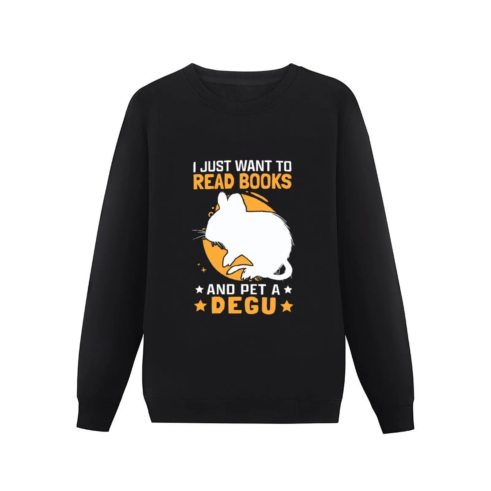 Degus and Books Chilean Rodent Degu Pullover Hoodie anime clothing sweatshirt