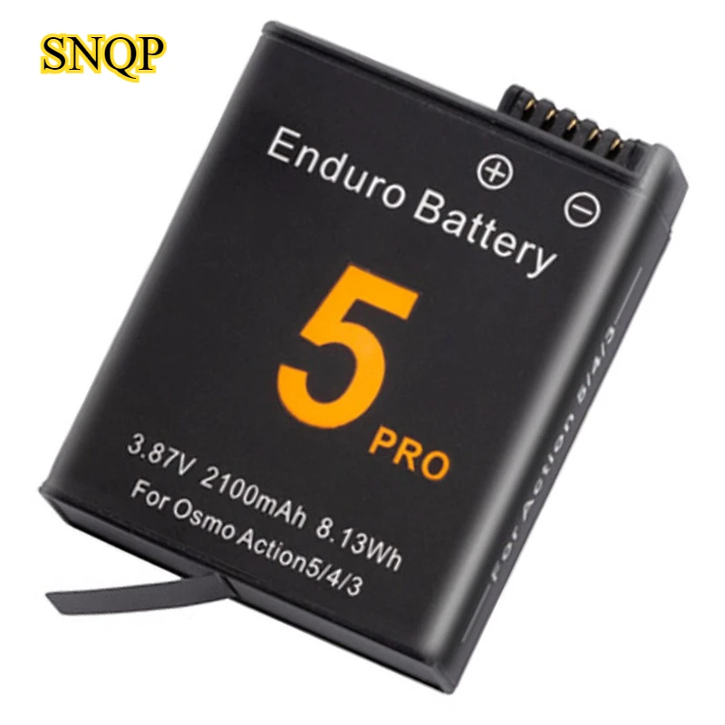 

Аккумулятор для цифровой камеры емкостью 2100 мАч, подходит для DJI5 ACT5, аккумулятор для спортивной камеры Lingmou