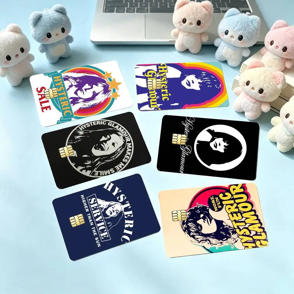 Hysteric Glamour HYS Pop Credit Card HD Stickers Small Chip Waterproof Sticker Game Card Decal Gift