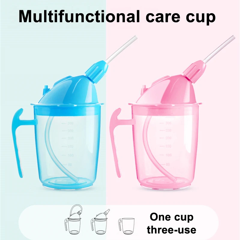 Bedridden Patient Liquid Food Sippy Cup Elderly Spill Proof Cup Practical Anti Choking Elderly Sippy Mug Controll Flow Rate