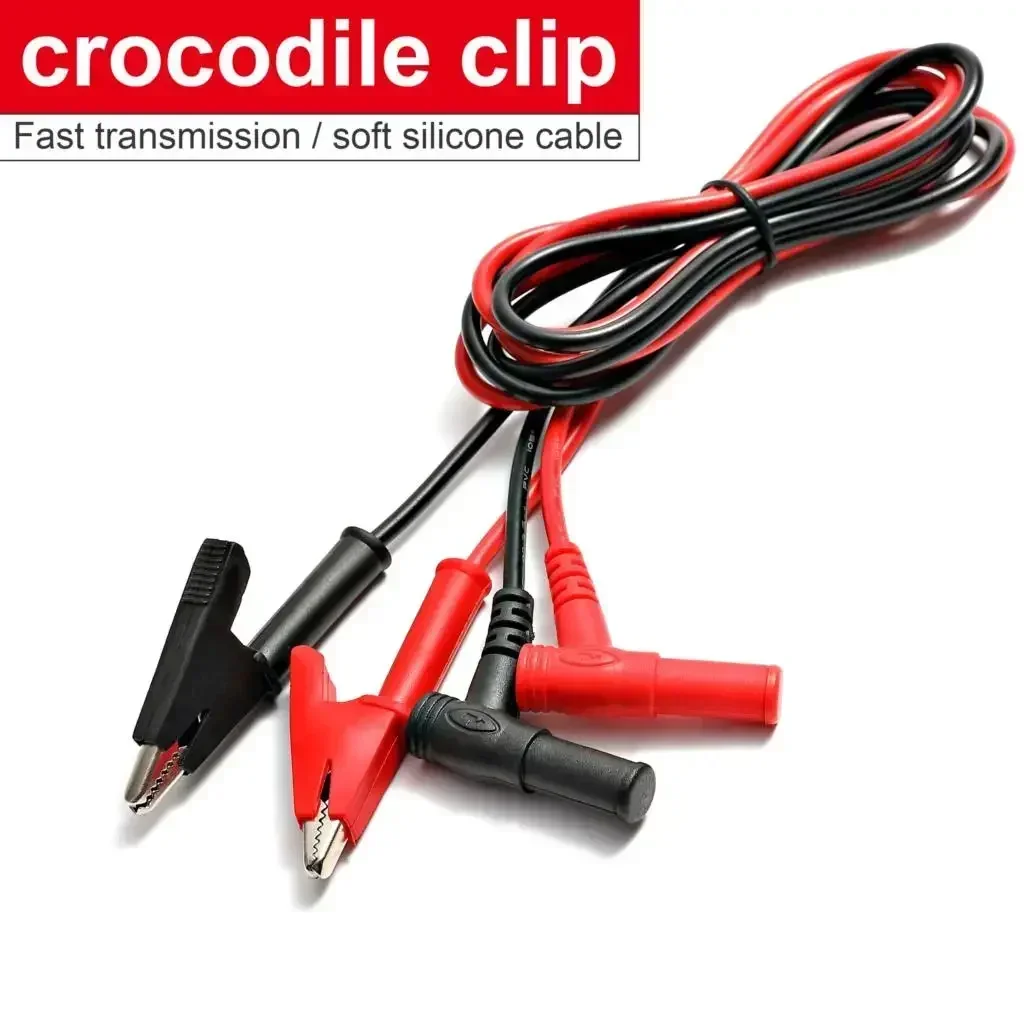 1000V 20A Probe Test Lead for Digital Multimeter,crocodile Clip, Needle Tip Meter, Multimeter Tester Lead Probe Wire Pen Cable