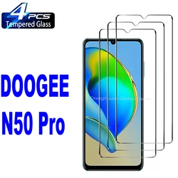 2/4Pcs Tempered Glass For DOOGEE N50 Pro Screen Protector Glass Film