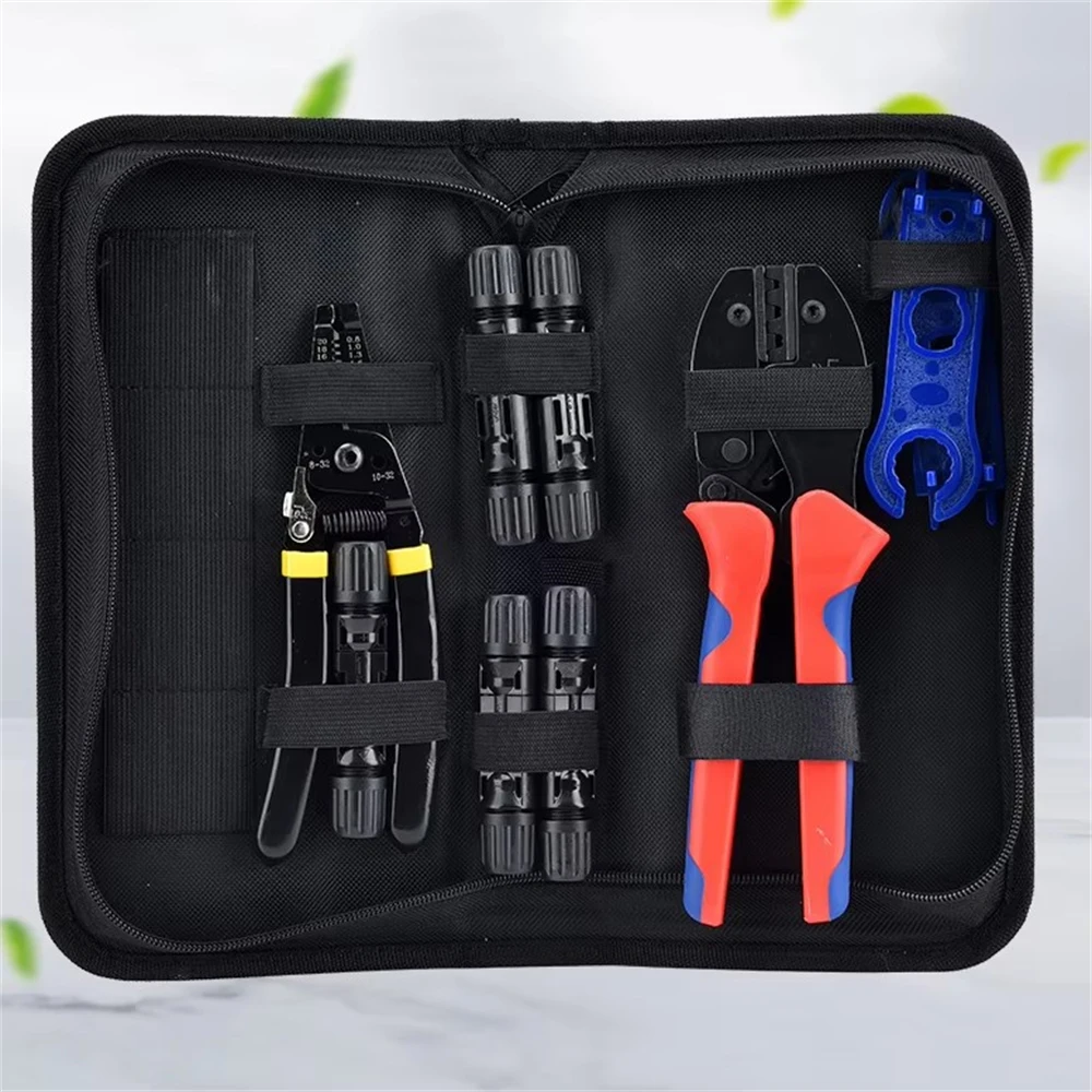 2.5-6mm² Crimp Tool Photovoltaic Connector Crimping Pliers Installation Solar Panel Crimping Tool Set