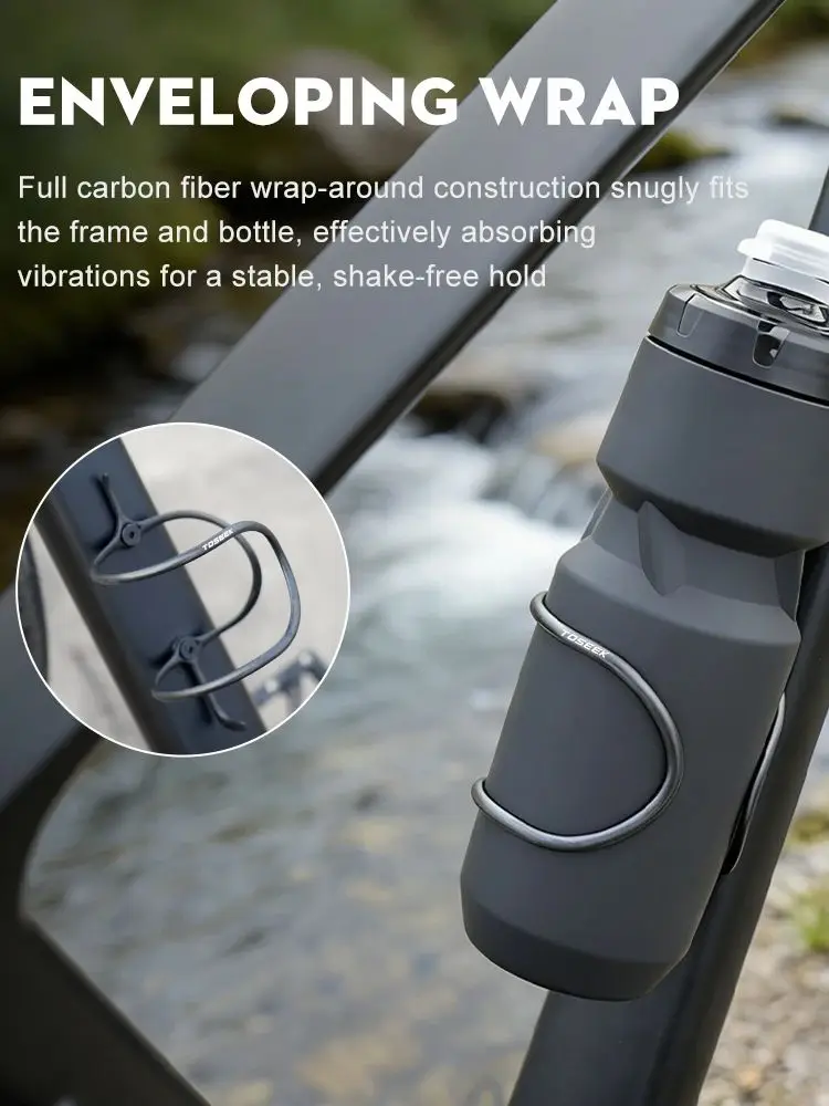 AliExpress TOSEEK Ultralight Carbon Bottle Holder UD Matte Bicycle Carbon Bottle Cage Road&Mountain Bike Cycling Accessories Cycle Equipmen