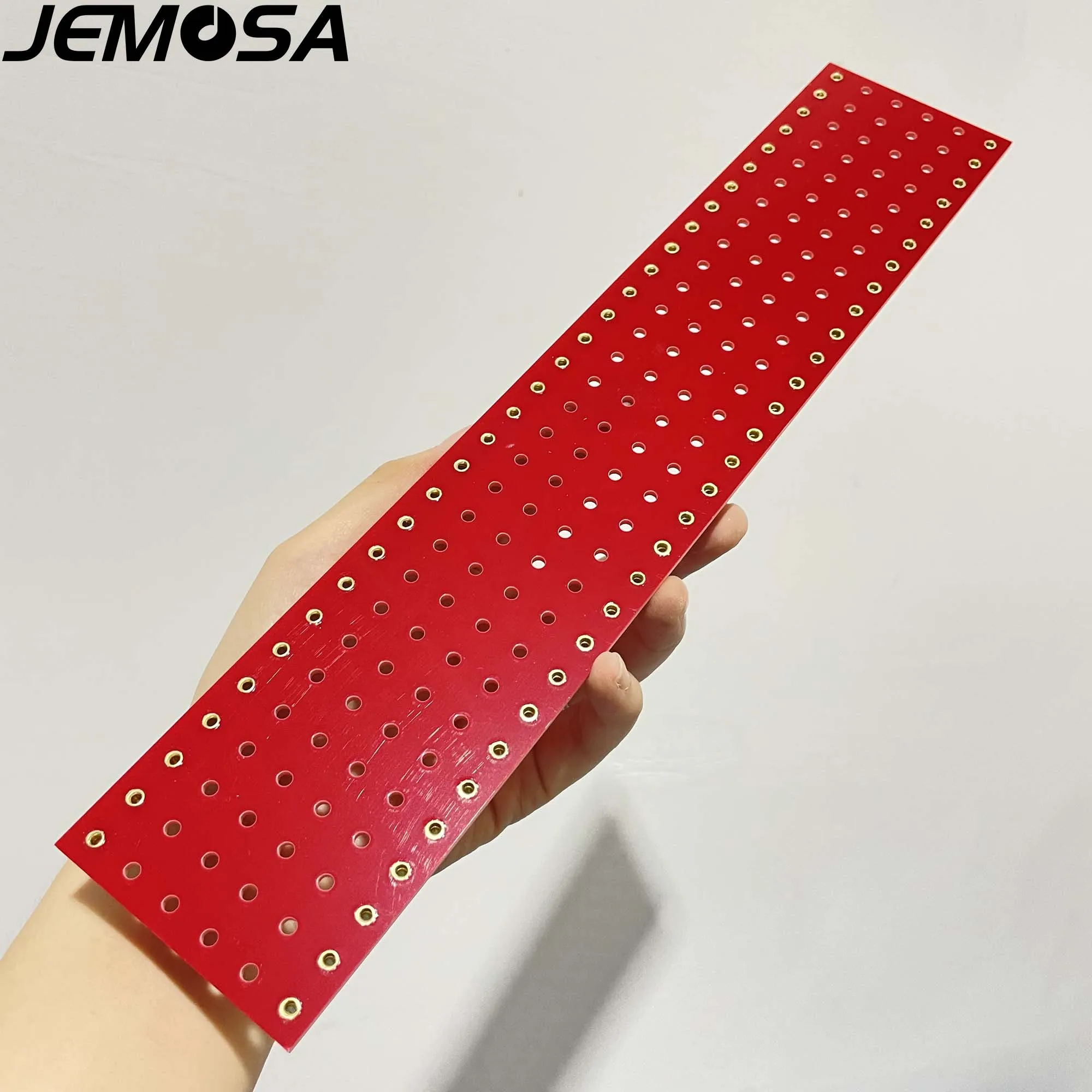 JEMOSA 1PC 60 post Tag Strip torretta Lug Board nero verde rosso rotondo placcato oro per Hifi Vintage Audio Guitar AMP fai da te 300x60x2