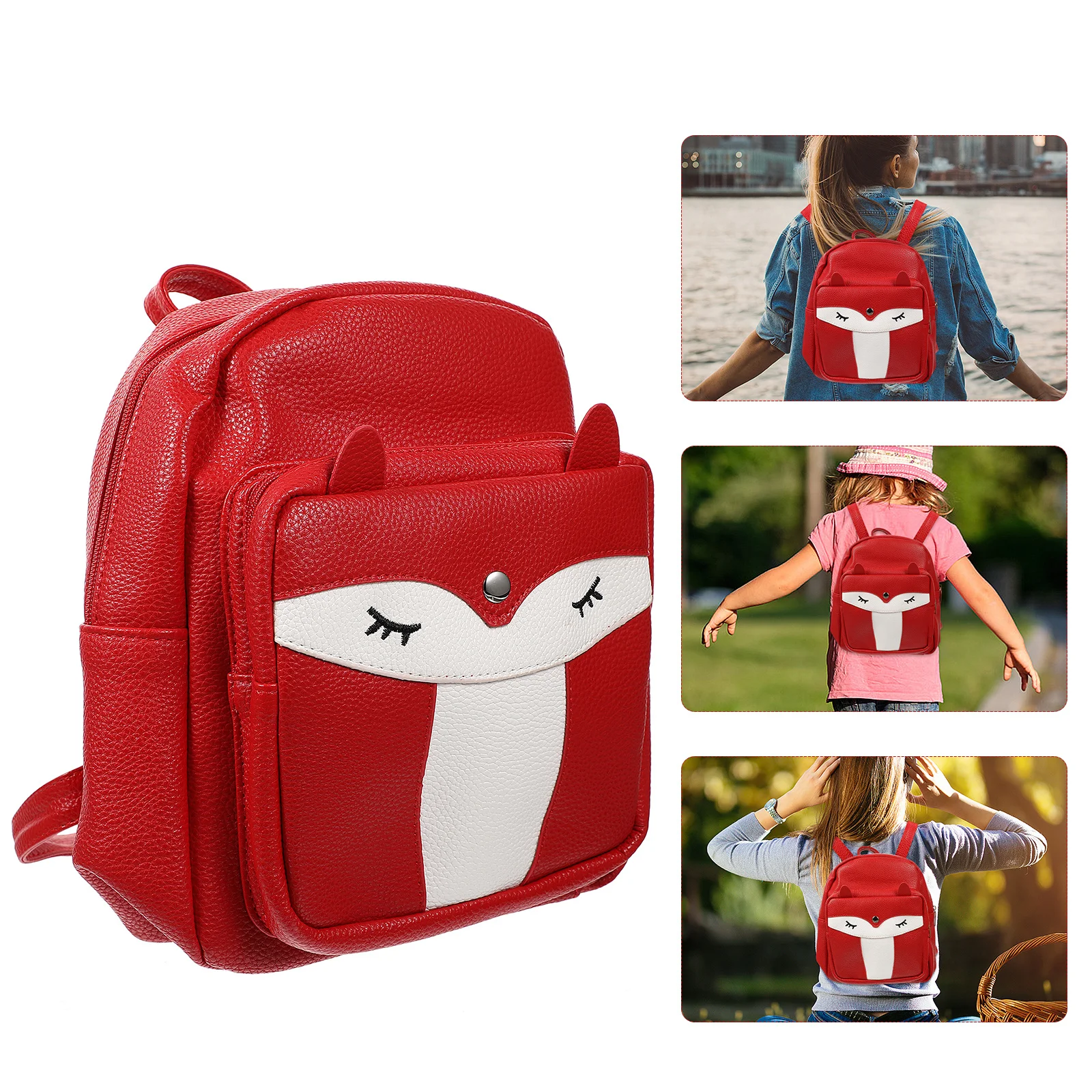 1Pcs Bookbag Premium Waterproof Lightweight Backpack Casual Travel Bag Creative Storage for Students Portable