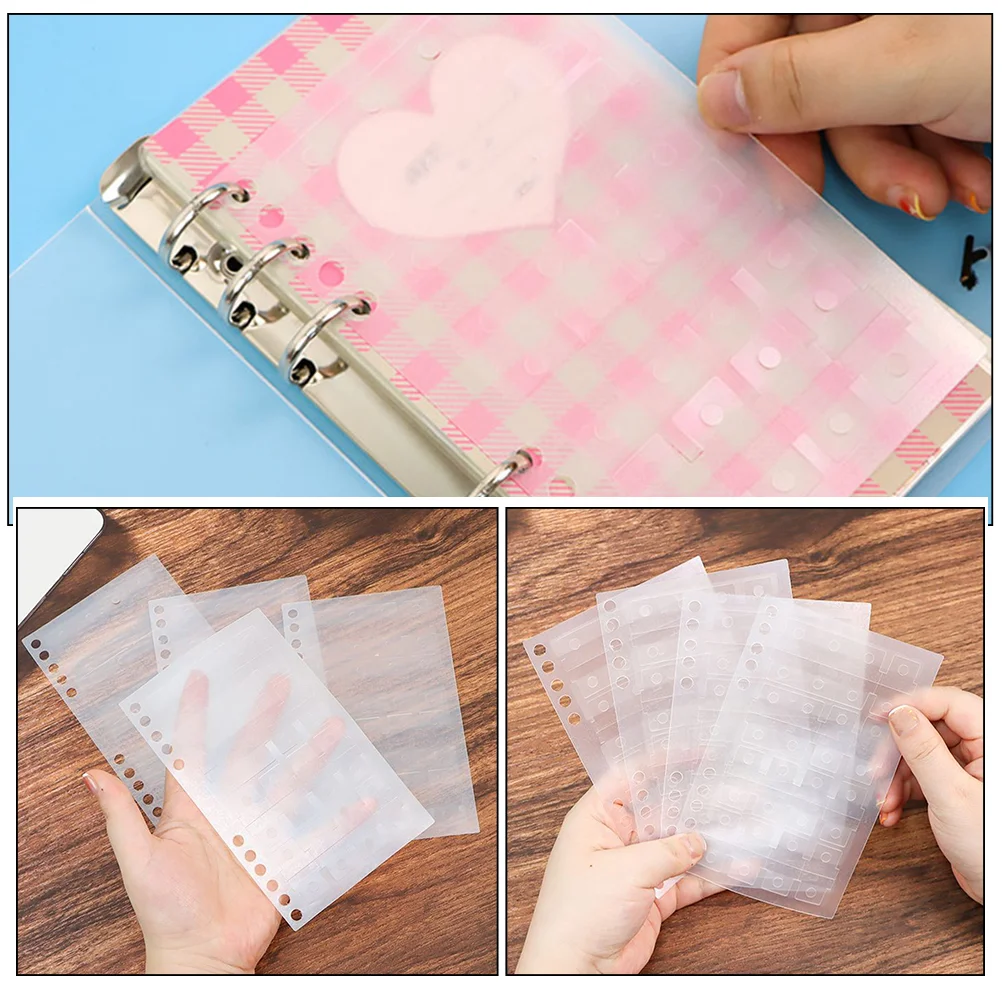 Loose-leaf Hole Plug-in Sticker Book Tabs for Annotating Books Annotation Supplies Sticky Divider File Folder Labels