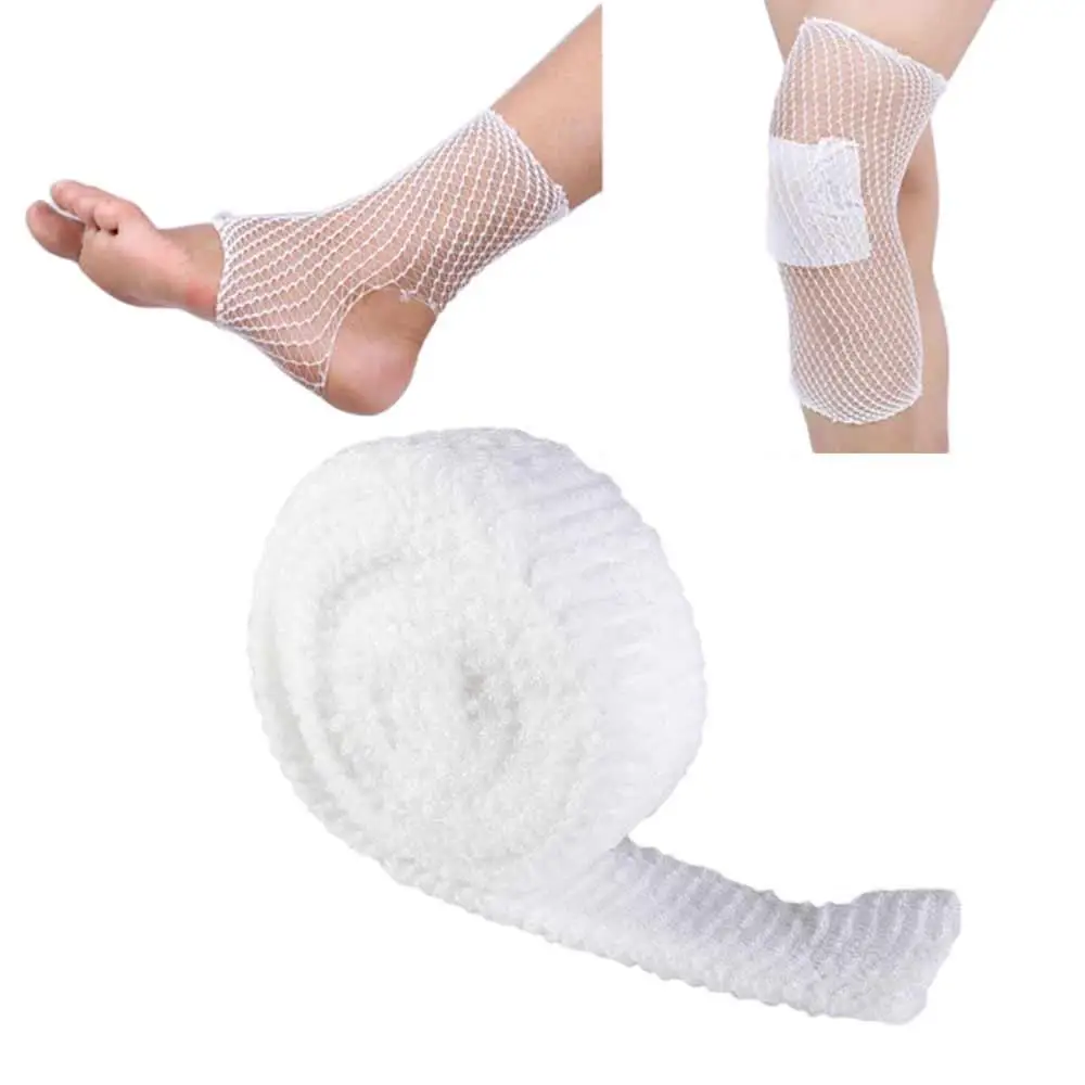 Retainer Elastic Net Tubular Bandage Tubing Tubular Gauze Fix Polyester Breathable Mesh Bandage Spandex Elastic Adults Wrist