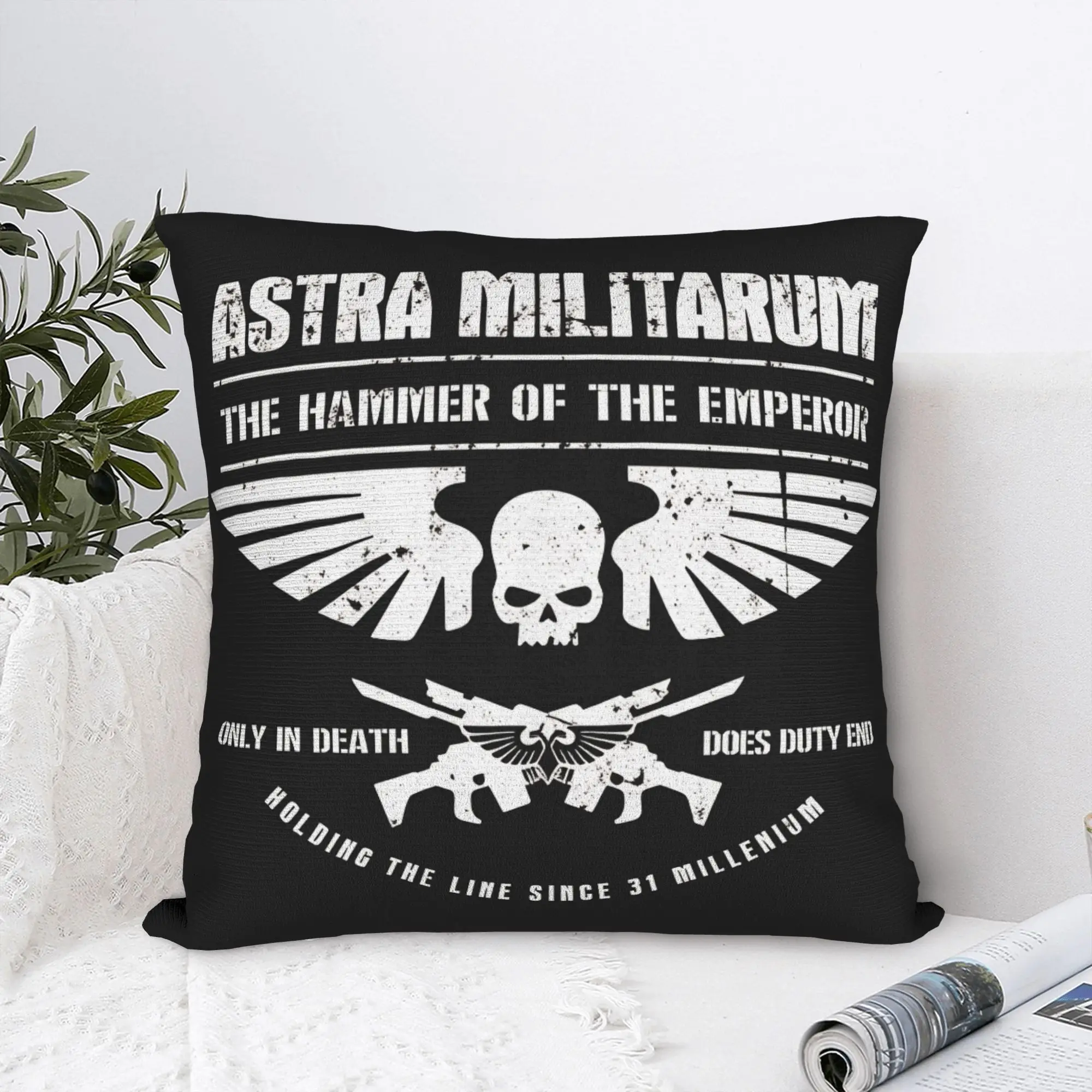 Hammer of the Emperor Astra Militarum Pillowcases  Novelty Pillow Case For Sofa Car Home Decor Comfy Pillow Cover