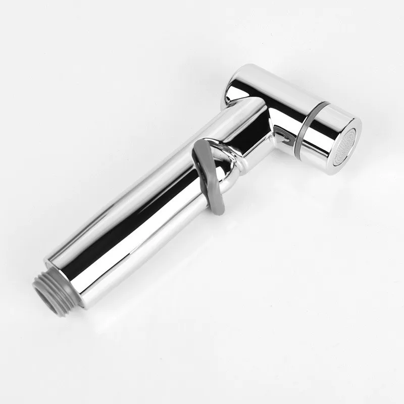 New Non Press Faucet For Cleaning Women's Washbasins Toilet Booster Flushers  ABS Electroplated Round Nozzles E2