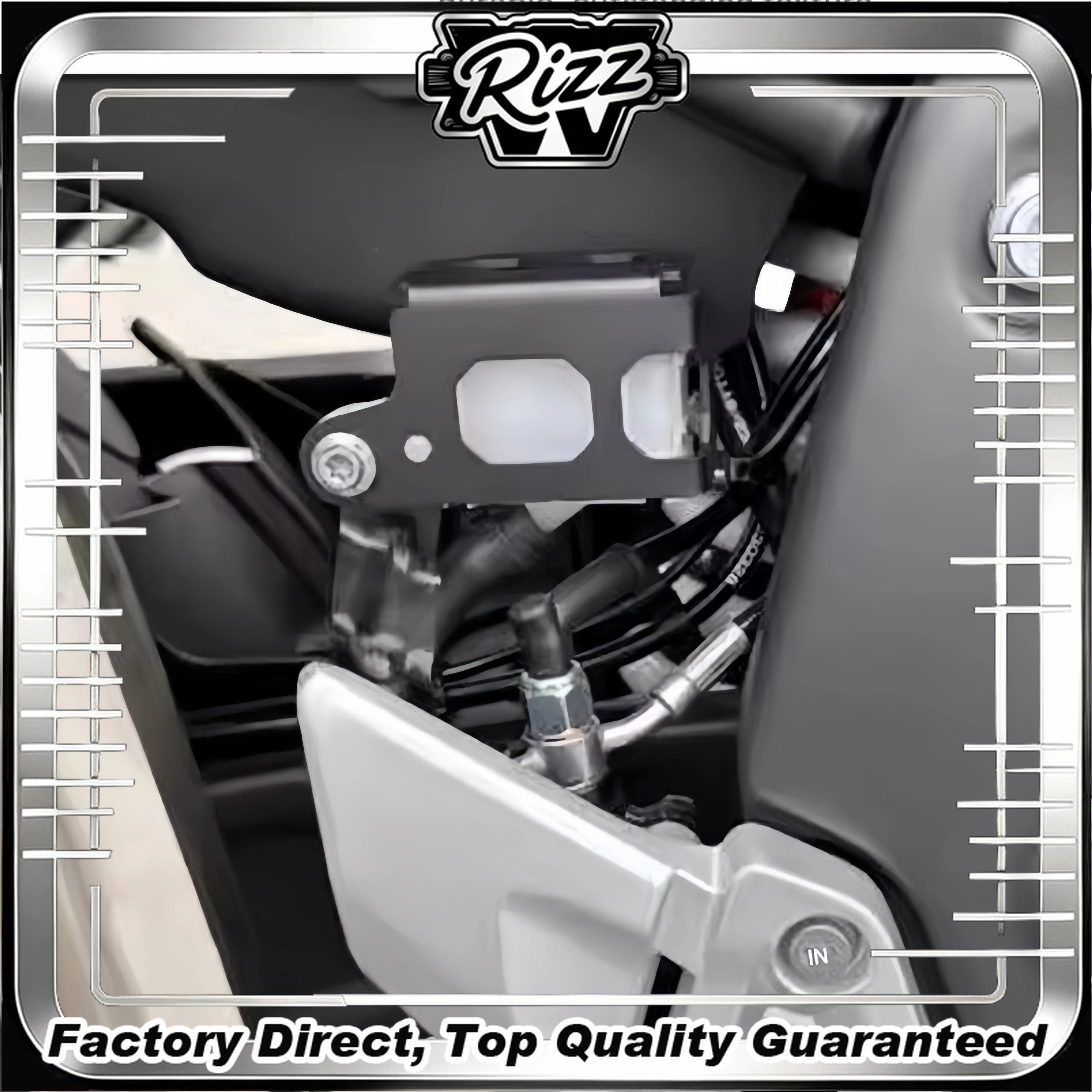 FOR VOGE RR660S Aluminum Alloy Rear Brake Fluid Reservoir Guard Rear Brake Oil Cup Protector Motorcycle Gravel Impact Prevention