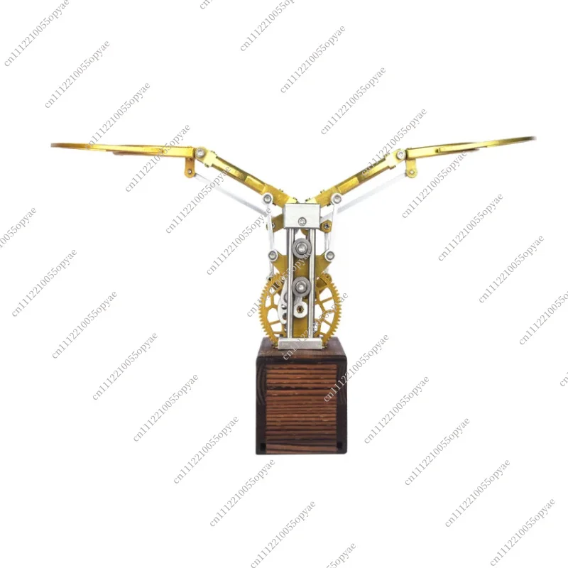 

Personalized Retro Mechanical Angel Wings Ornament - Automatic Flapping Desktop Decompression Artifact for Home & Office