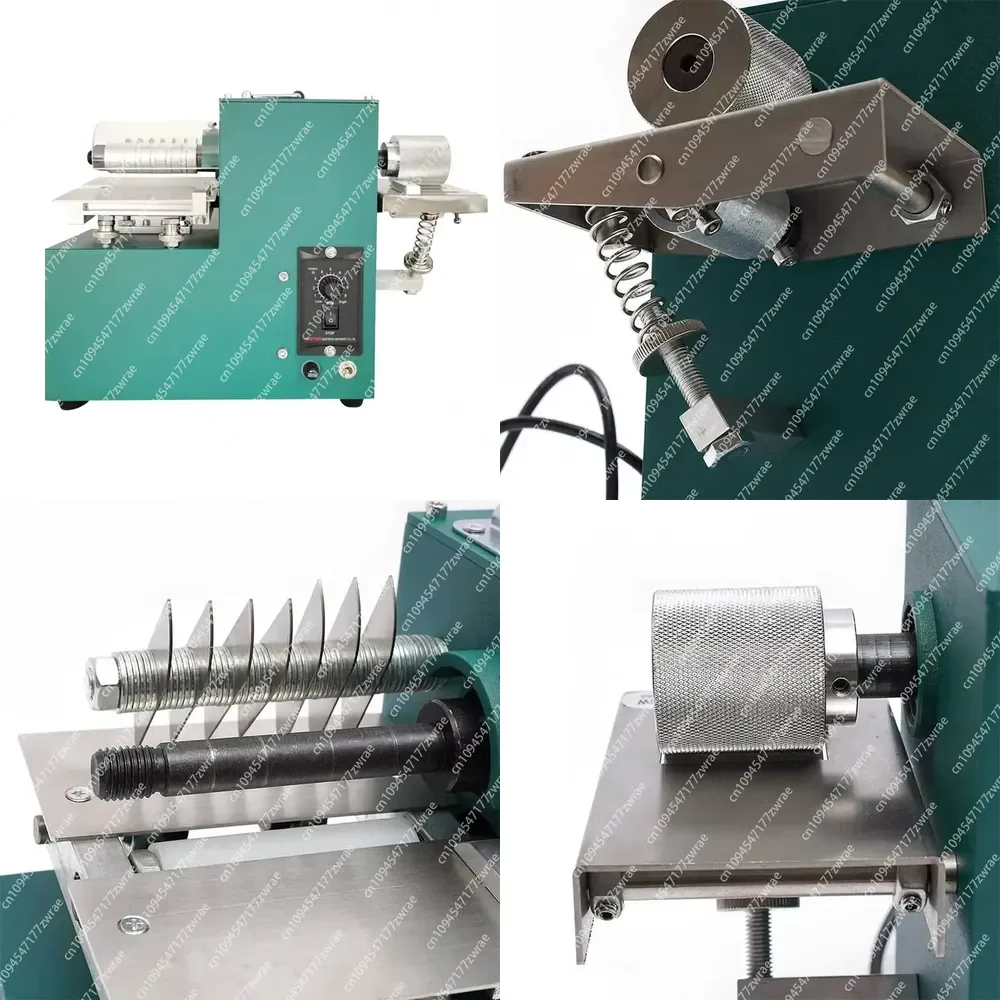 Single Head Adjustable Speed Leather Strip Cutting Small Belt Strap Slitter For PU PVC Leather EVA Foam Rubber Strip Cutting