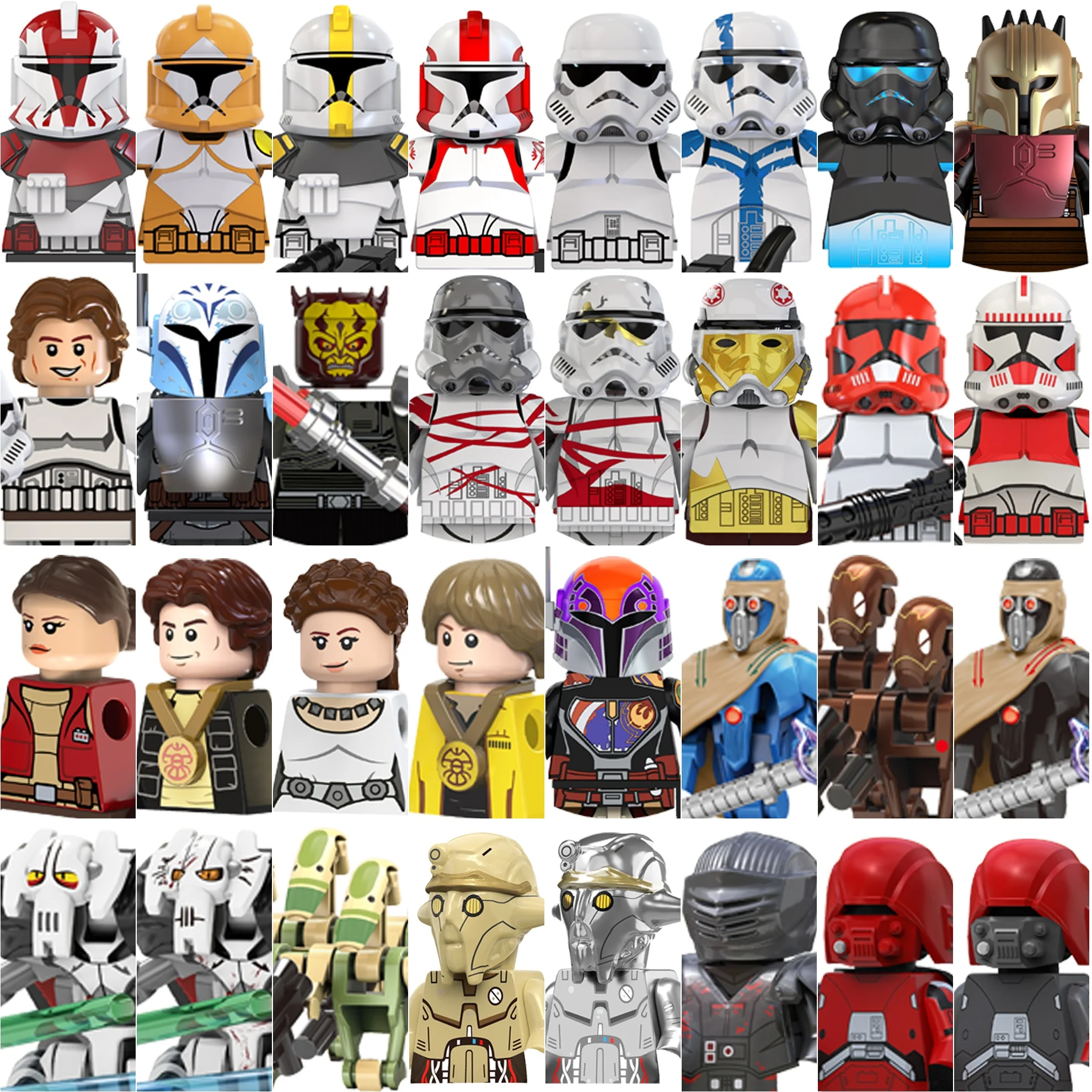 

Star Wars Legion soldier Darth Vader Ahsoka building block figurines toys children's MINI assembly brick toys