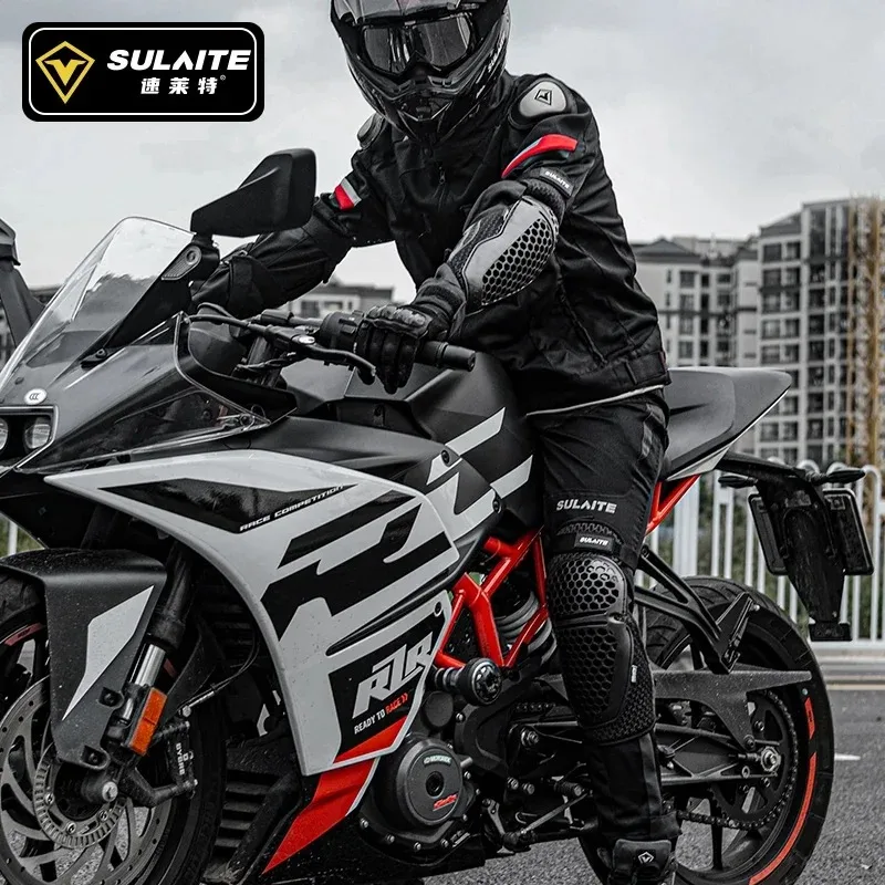 

Men's 4PCS Motorcycle Knee & Elbow Guards Protection Protective Gear Set for Motocross Racing Cycling Mountain Biking Sports