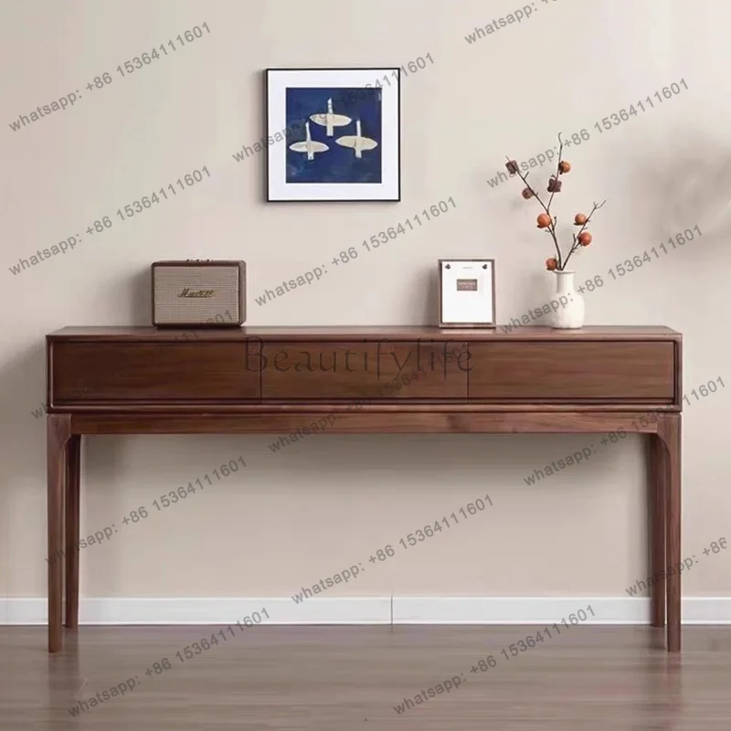 

Mid Century Classic Console Table Rustic Storage Hallway Glamour Console Table American