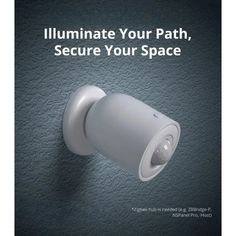 SNZB-03P Zigbee Motion Sensor Light Detection Home Security Local Smart Scene Linkage via eWeLink APP FOR  Alxea Google Home