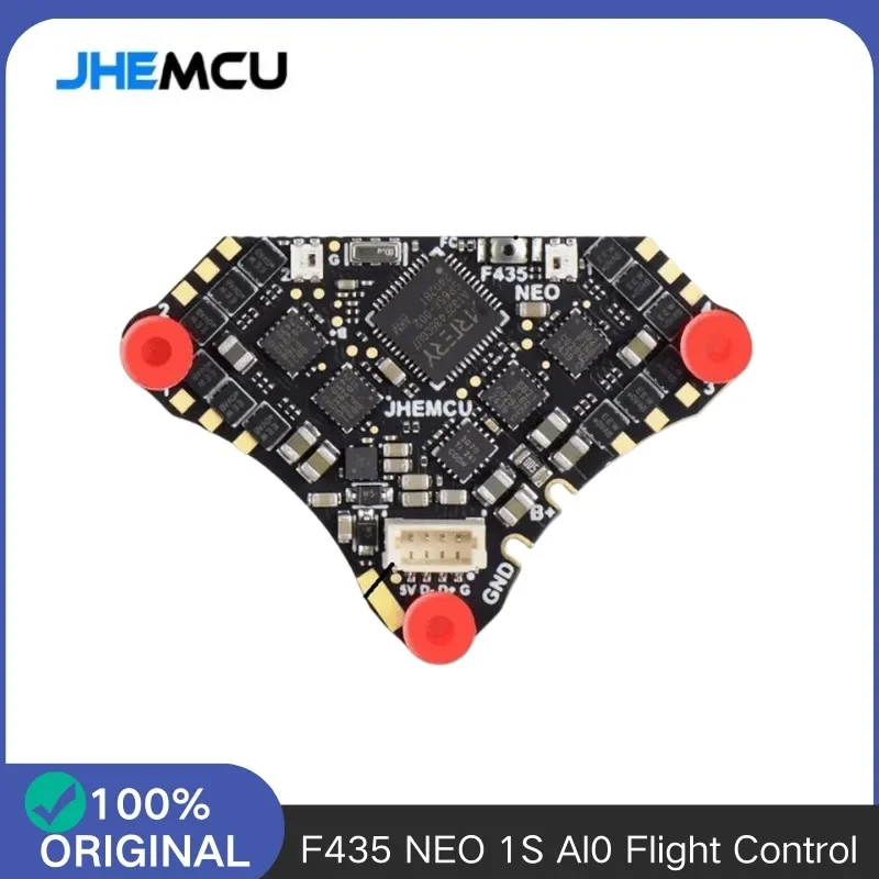 

JHEMCU F435 NEO 1S AIO Flight Controller w/ 4-in-1 5A ESC Dshot300 Type-C Built-in ELRS 2.4G for FPV Micro Drone RC Whoop Racing