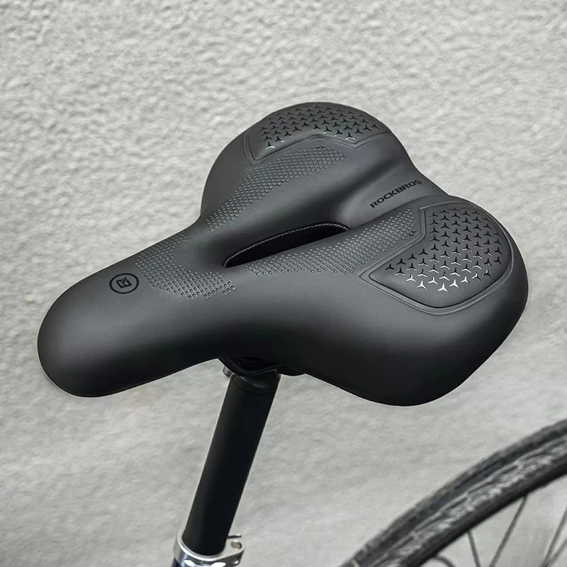 Bicycle Seat Cushion Mountain Road Bike Saddle Shockproof Pu Leather Soft Bicycle Saddle Seat Comfort for Bike