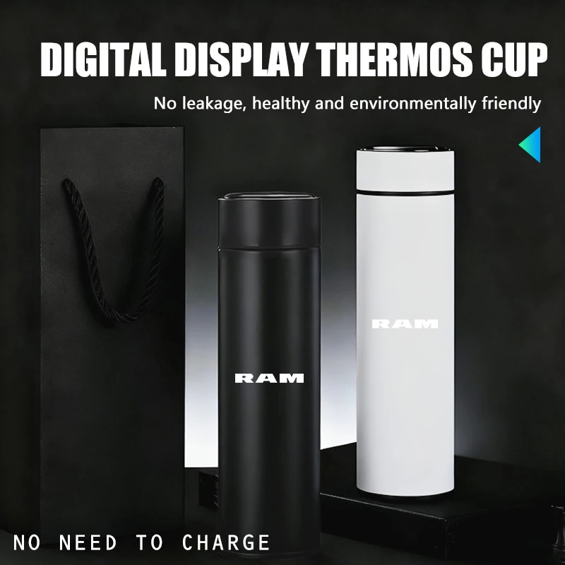 Нержавеющий термос, бутылка для воды, дисплей температуры, термос для Dodge ‌ Зарядное устройство Avenger Caliber Challenger Dart Durango Nitro ‌