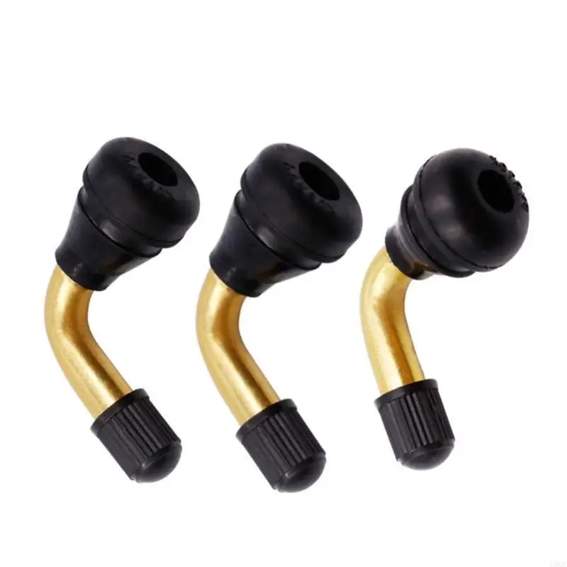2025 New Leak Proof Copper Motorcycle Tire Valves with Reinforced Seal Compatible TPMS Systems