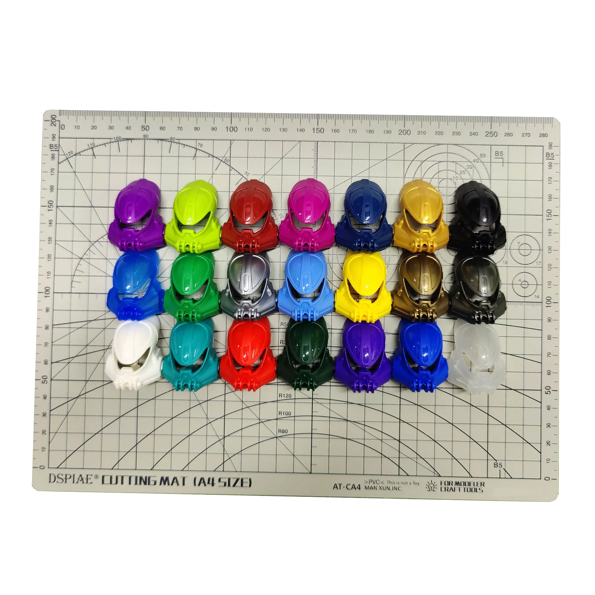 Kennie DIY MOC Customized Accessories Building Blocks Bionicle High Quality Kanohi Facepiece NO.47308 Great Huna (Toa Metru)