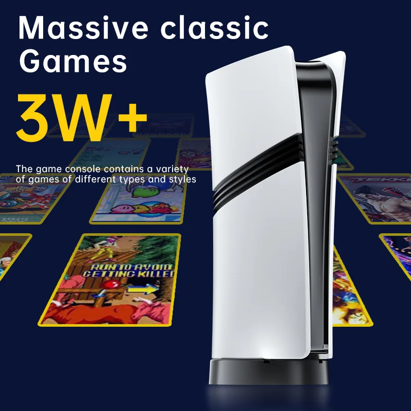 New RS5 Pro Console Home TV Games Mini Console NES Classic Retro PS Games Double Play Games Birthday Gifts Casual Entertainment