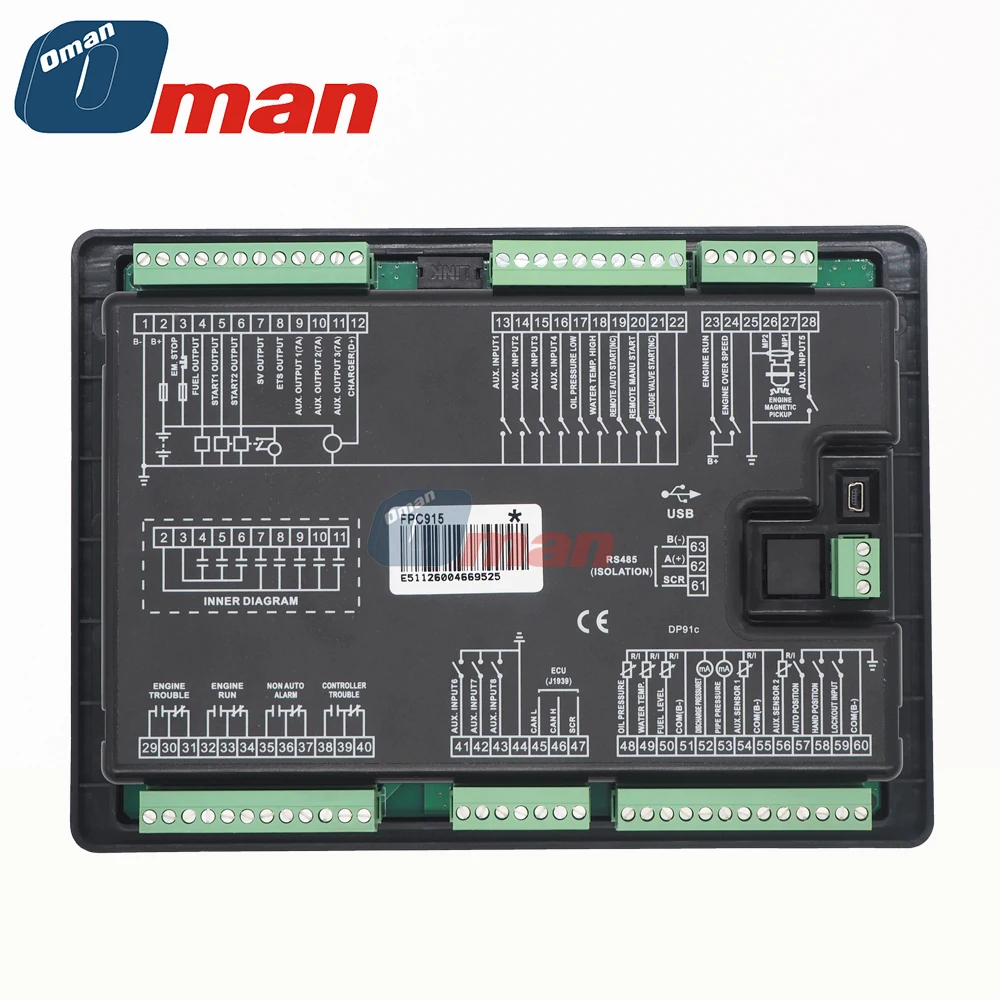 SmartGen FPC915 Diesel Driven Fire Pump Controller Designed For Fire Pump Systems Which Controlled By Engine