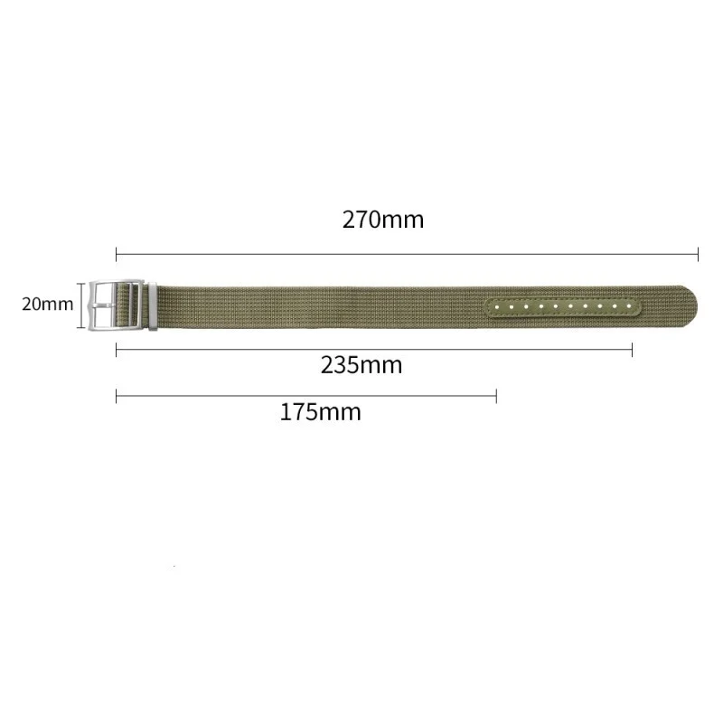 High Quality Durable Nylon Watch Strap for 20mm 22mm Universal Sport Waterproof Watch Band Bracelet Accessories with Tool