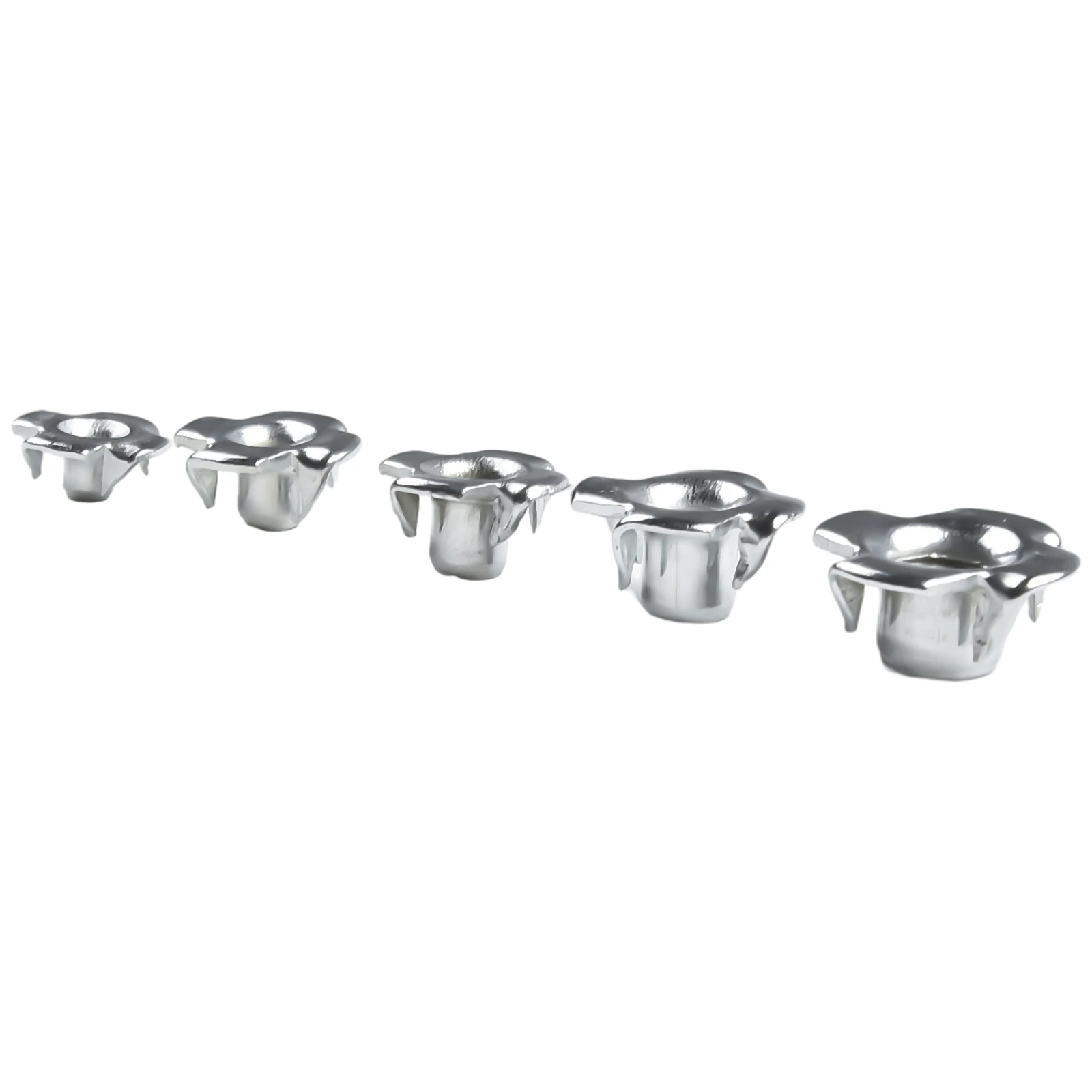 

Set of 90 Four Jaw Nuts for For wood Applications Zinc Plated Carbon Steel Insert Nuts for Strong Installation