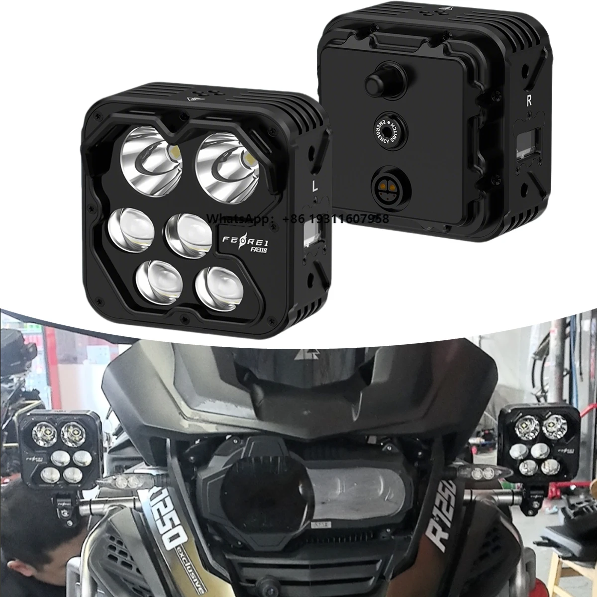 

Ferei High Quality Safe 23000lm LED Driving Lights Goldwing Front Auto Road Motorcycle Vehicle Lighting