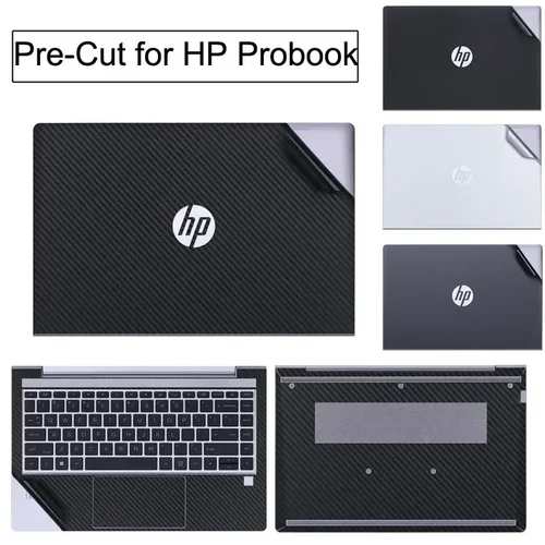 Imagen 1 del producto Pegatina de vinilo precortada para ordenador portátil HP Probook 450 445 440 430 G8 G7 G6 G5 G4, película de cubierta impermeable antiarañazos para 650 G8