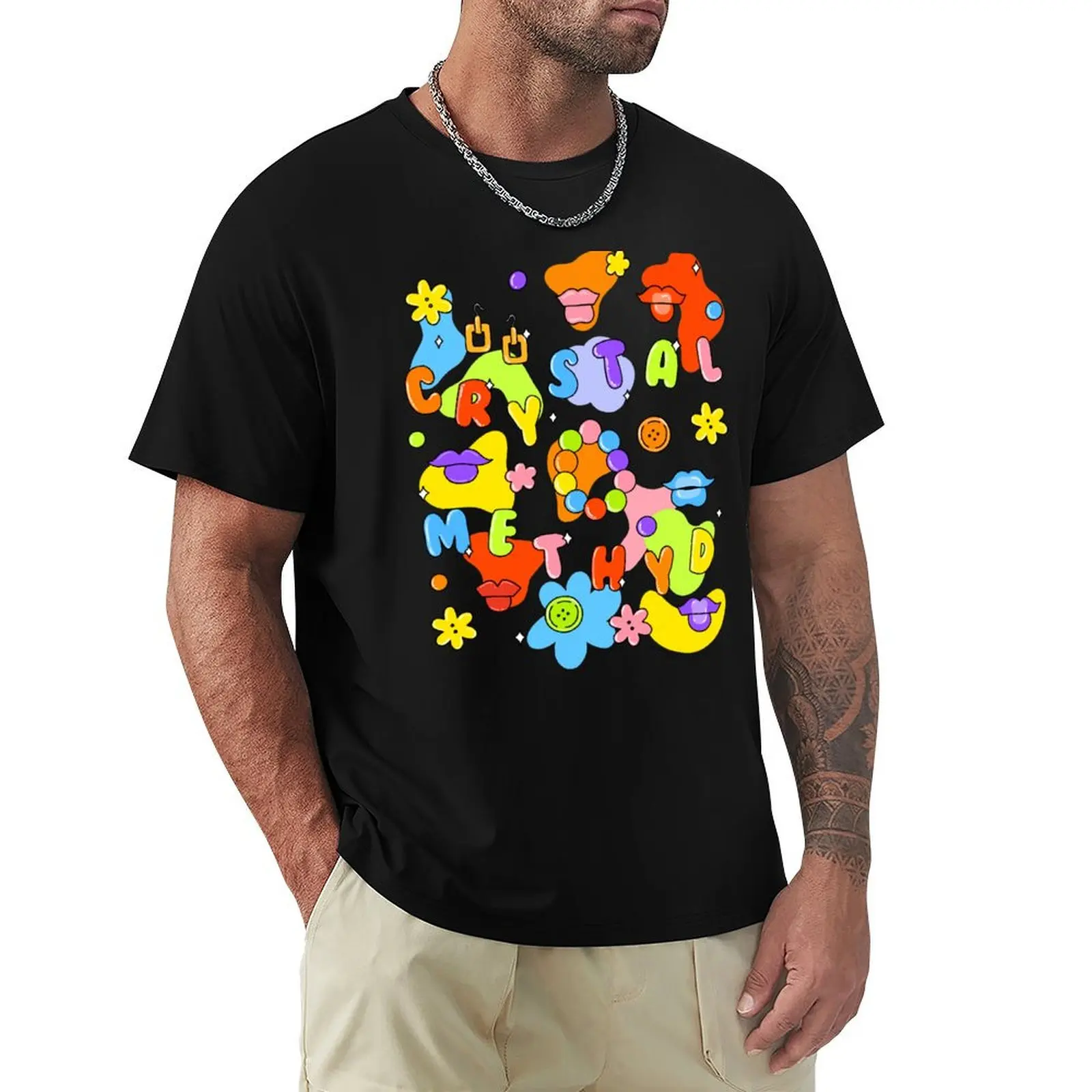Crystal Methyd Forever - The Peach Fuzz T-Shirt Work Style Casual T-Shirt