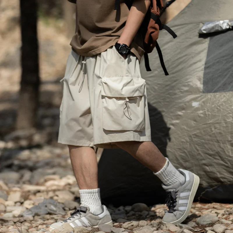 

Мужские летние повседневные брюки для активного отдыха, свободного кроя, дышащие, удобные, модные, для походов и работы на открытом воздухе