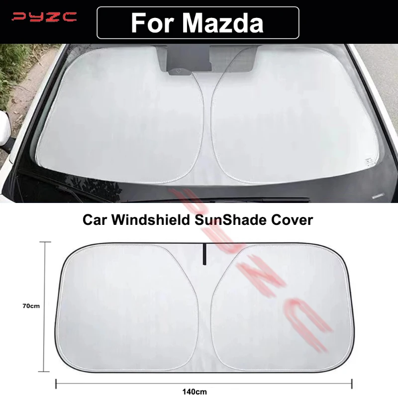 

Солнцезащитный козырек на лобовое стекло автомобиля для Mazda 2 3 4 Alexa CX30 CX-4 CX5 CX-5 CX8 CX-8 CX-30 EV CX-50 CX9 CX-9 анти-УФ автомобильные аксессуары