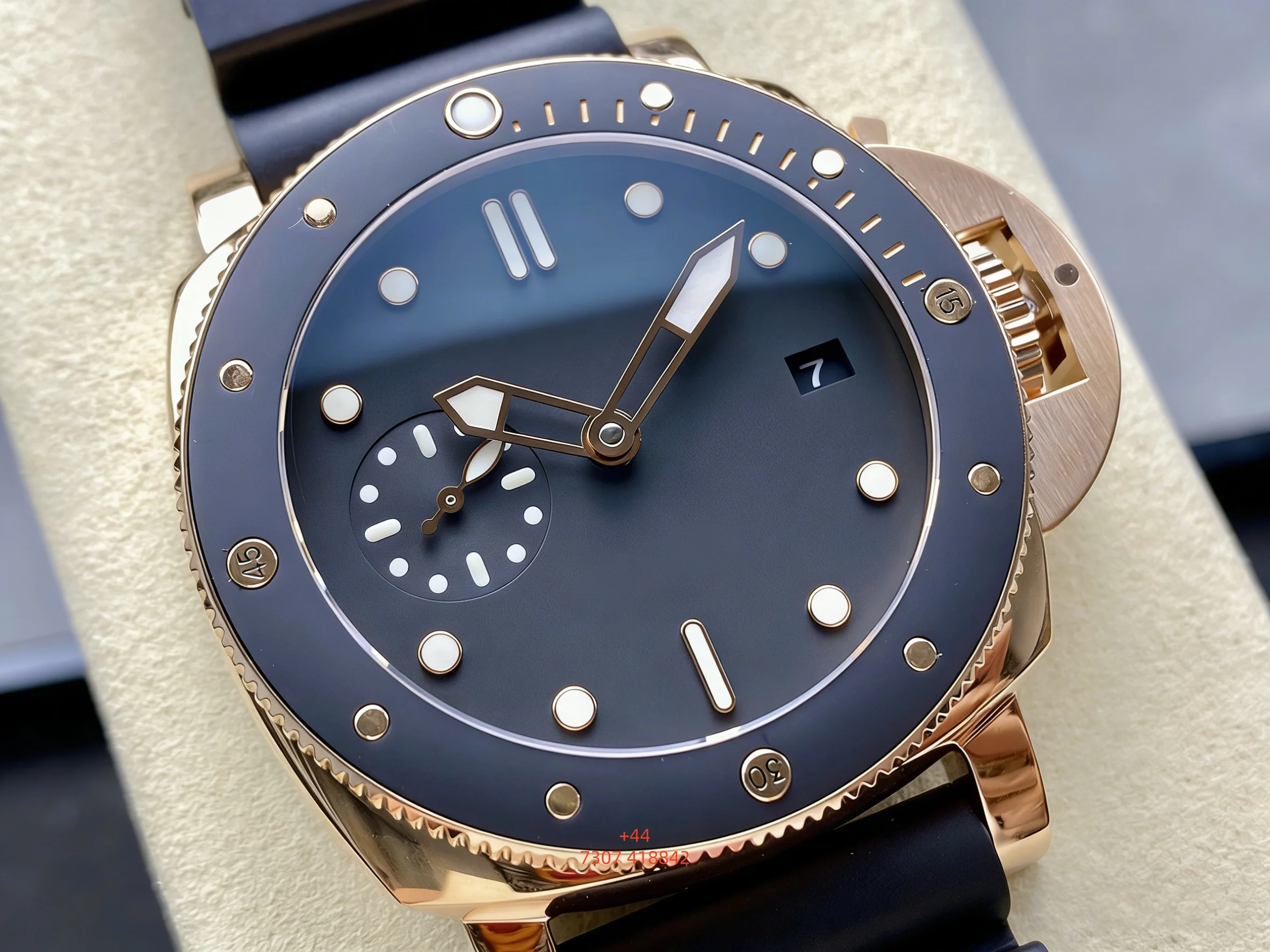 

Мужские роскошные часы на заказ, 42 мм, ремешок из телячьей кожи, автоматический механический механизм 9010, повседневные спортивные часы