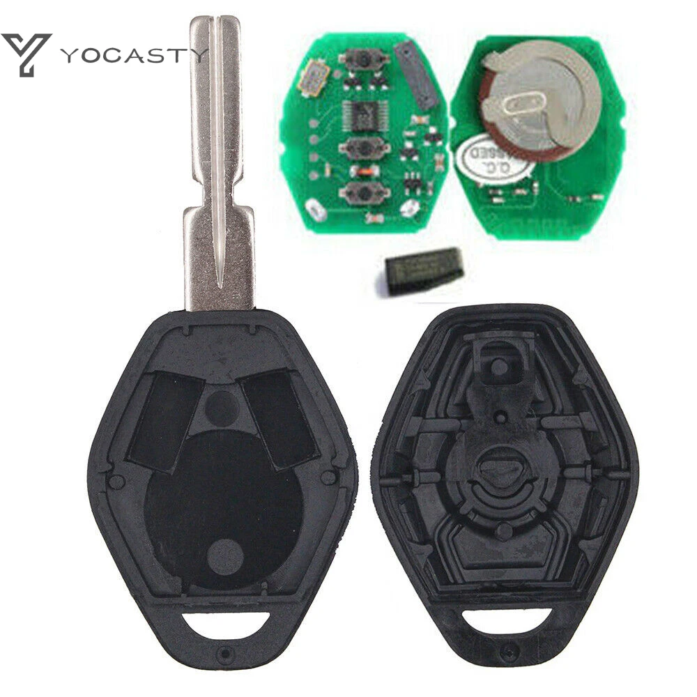 YOCASTY EWS System Remote Key 3 Buttons HU58 Blade 7935 Chip ID44 For 2000 2001 2002 2003 E38 E39 E46 BMW Z Z3 3 5 6 7 Series