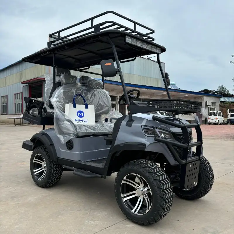 CE Approved Lithium Battery Golf Cart Cheap Club Car Adults Golf Scooter Solar Panels 4 Seater Electric Golf Carts